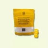 CBD lozenges package with 500 mg hemp CBD, vegan, gluten-free lemon flavor.