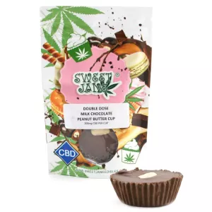 CBD Chocolate Peanut Butter Cup 200mg / 1pcs – Sweet Jane