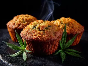 Cannabis Muffin Edibles Recipe: Easy THC Blueberry Muffins