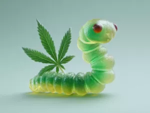 Cannabis Gummy Worm Edibles Recipe: Sour THC Gummy Candies
