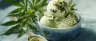 scoops of cannabis ice cream in a bowl