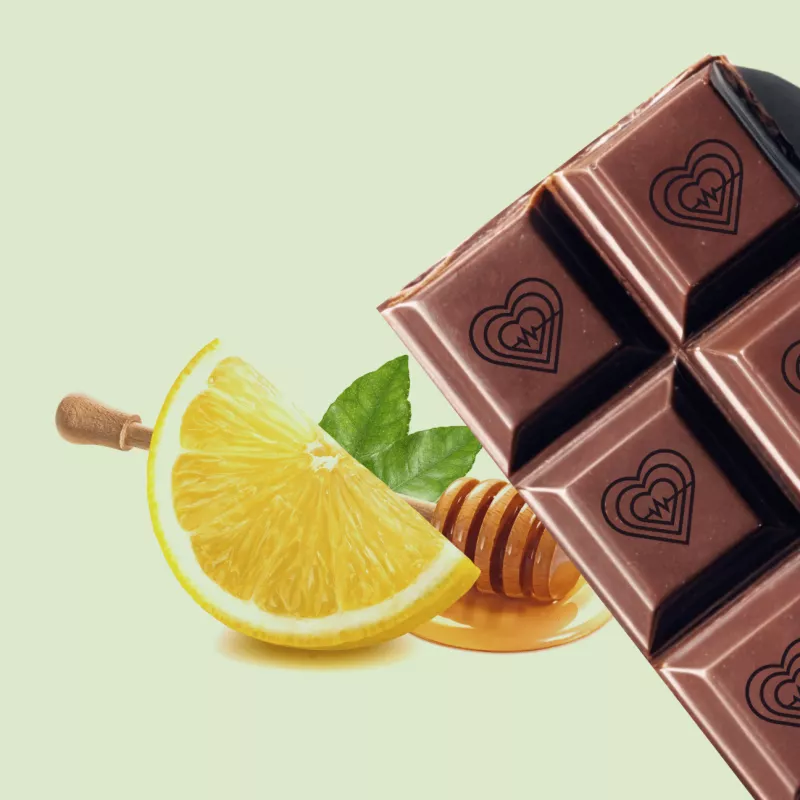 BOOST Functional Mushroom Honey Lemon Dark Chocolate 30g / 6pcs – Wisely