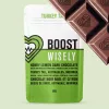 Boost Wisely: Honey Lemon Dark Chocolate with Turkey Tail, Vegan, Sugar-Free, Health-Focused.