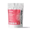 Reishi mushroom gummies package in pink, wild berry flavor, vegan, gluten-free, sugar-free.