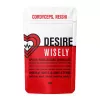 Health chocolate with cordyceps, reishi, spiced vanilla, vegan, sugar-free packaging.