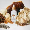 Multivitamin mushroom tincture bottle with reishi, lion’s mane, cordyceps, and oyster mushrooms.