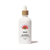 Reishi mushroom tincture bottle by Rainbo with wooden dropper, minimalist design, bilingual label.