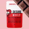 Vegan health chocolate bar with spiced vanilla, cordyceps, reishi; bilingual packaging.
