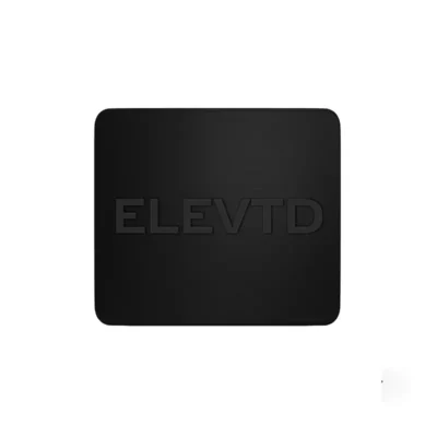 ELEVTD Black Tin: Modern Minimalist Embossed Packaging Design