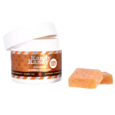 Kandy Kandy 900mg THC Orange Gummies - High Potency Cannabis Edibles