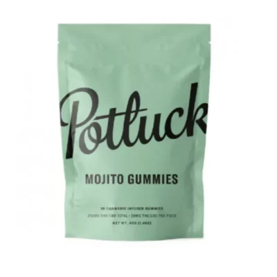 Potluck Mojito Gummies - 230mg THC Cannabis-Infused Candy