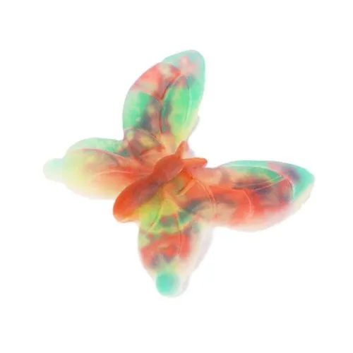 SeC Butterfly High THC Gummy with colorful, translucent wings.