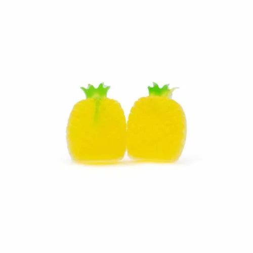 SeCs Pineapple THC Gummies - Vibrant, Fun, and Fruity Treats.