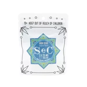 High Seas Ratio Gummies 12.5mg CBD : THC x 3pcs (75mg) – Sec