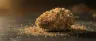 Close-up of moon rocks cannabis covered in kief