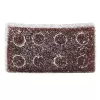 Berry-flavored gummy candy brick with sugar coating and indented circles.