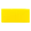 A vibrant yellow rectangular block on a white background