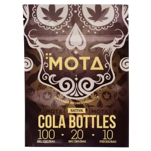 Sativa Cola Bottle THC Gummies 12mg x 10pcs (120mg) – MOTA