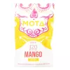 MOTA cannabis-infused mango jelly, 120mg THC, sativa strain, vibrant packaging.