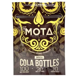 Indica Cola Bottle THC Gummies 12mg x 10pcs (120mg) – MOTA