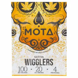 Sativa THC Gummy Worms 30mg x 4pcs (120mg) – MOTA