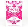 Strawberry-flavored sativa cannabis jelly packaging, 120mg THC, vibrant pink design.