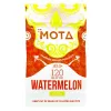 Cannabis-infused watermelon jelly, 120mg THC, MOTA brand, sativa strain packaging.