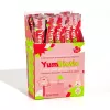 YumBiotic probiotic powder sticks, strawberry flavor, easy-melt, 2 billion CFU, Made in Canada.