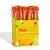 YumBiotic Lemon Clementine probiotic powder sticks with 2 billion CFU, no water needed.