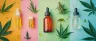 small microdose cannabis capsule next to measuring guide