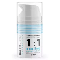 BIRCH+FOG cooling pain relief cream with CBD and THC