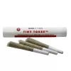Premium mini pre-rolls in sleek cylindrical container for convenient smoking experience.