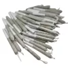 Pre-rolled cannabis joints on a table, showcasing uniformity and ready for commercial use.