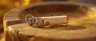 Close-up of a cannabis roach at end of joint