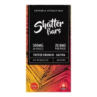 Premium cannabis shatter bars by Euphoria Extractions