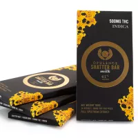 Premium indica shatter chocolate bar by Opulence 500mg
