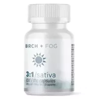 BIRCH+FOG CBD for anxiety capsules daytime formula