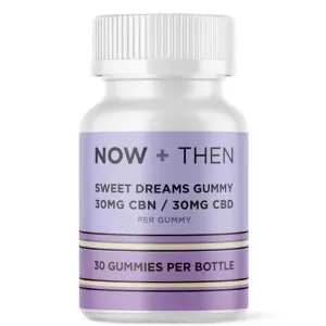 NOW+THEN Sweet Dreams Gummies - 30MG CBN/CBD per gummy, 30 count.