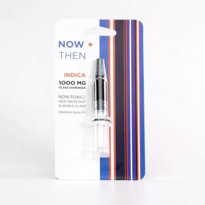 Indica 1000mg Glass THC Oil Dispenser with Premium, Heat-Resistant Packaging.