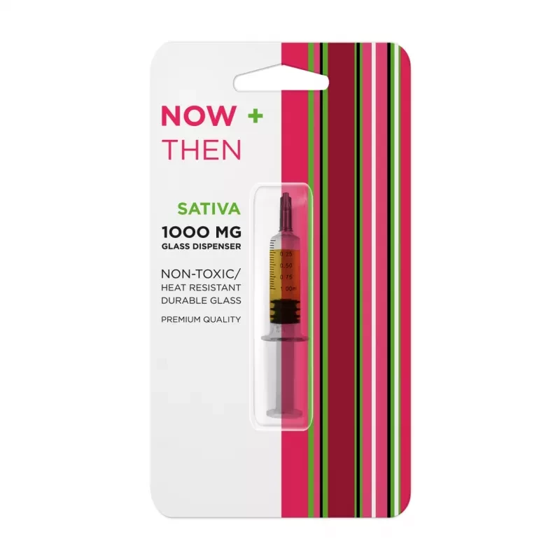 NOW + THEN Sativa 1000mg Dispenser - Modern, Safe Cannabis Packaging