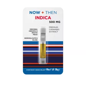 Indica THC Vape Cartridge 500mg / 1pcs – NOW+THEN