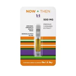 THC CBD Ratio Cartridge 500mg – NOW+THEN
