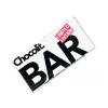 Choclit bar packaging with bold black text on a white background.