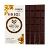 Vegan dark chocolate bar with 1200mg THC, sugar-free, premium quality, segmented for dosage.