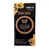 Luxury THC-infused vegan chocolate bar, 1200mg Indica, sugar-free, high-dose with floral emblem.