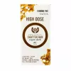 Vegan THC chocolate bar, Sativa, high dose 1200mg, sugar-free, luxury, potent edible.