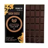 THC-infused Indica vegan dark chocolate bar with 1200MG THC and 70% cacao content.