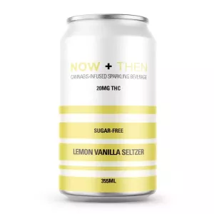 Nano THC Lemon Vanilla Seltzer 20mg / 1pcs – NOW+THEN