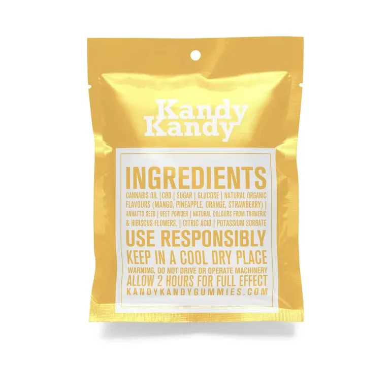 Mango Full Spectrum CBD Gummies 50mg x 5pcs (250mg) – KANDY KANDY