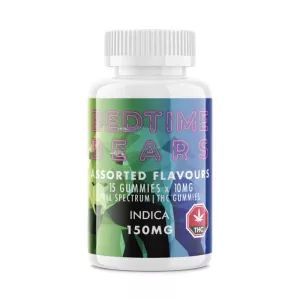 Assorted Bedtime Vegan THC Gummy Bears – Indica 10mg x 15pcs (150mg) – KANDY KANDY